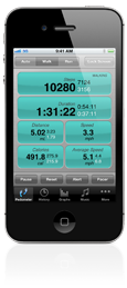 iPhone Pedometer - Calorimeter